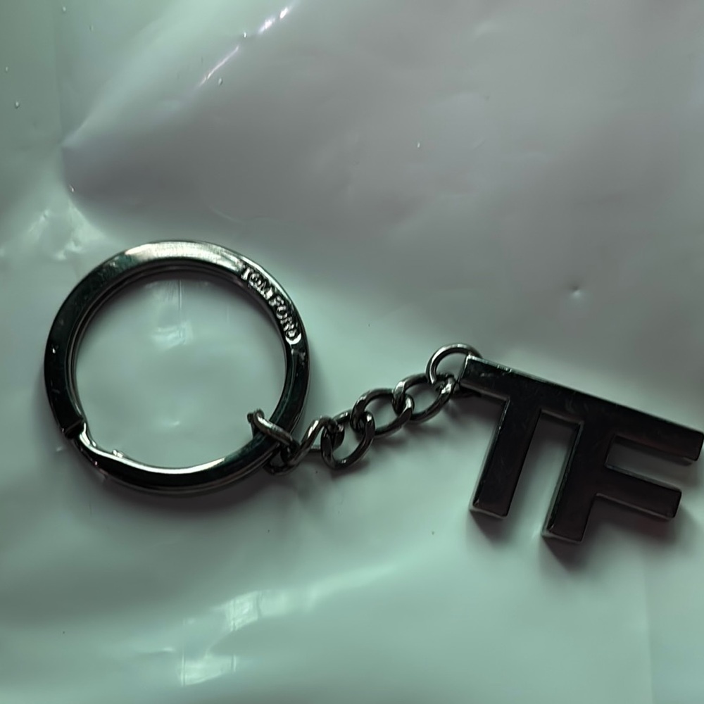 Tom Ford Silver Keychain